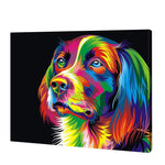 Load image into Gallery viewer, Colorful Dog Face Paint By Number Kit

