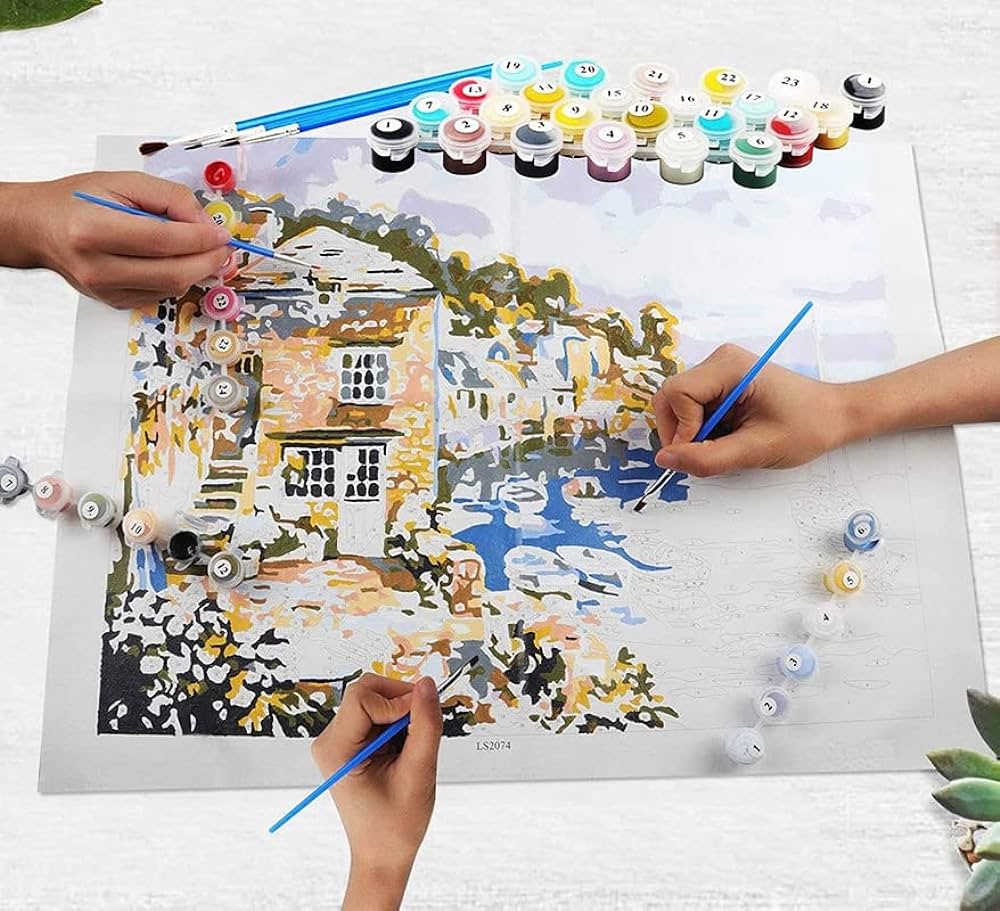 Paint by numbers Perfect for every adult beginner artisan