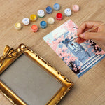 Load image into Gallery viewer, Cherry Blossom Doorway Mini Framed Paint by Numbers
