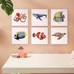 Load image into Gallery viewer, Ocean Creatures Mini Paint by Numbers
