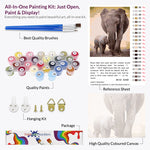 Load image into Gallery viewer, An Elephant Mother&#39;s Love Paint by Numbers

