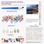 Load image into Gallery viewer, Austria by the balcony Paint by Numbers
