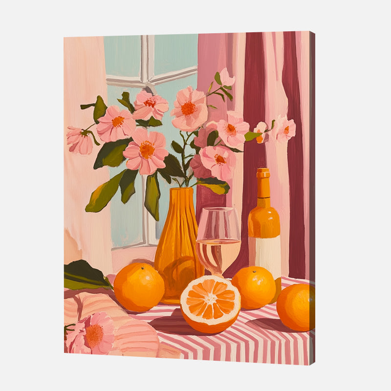 Blossoms Delight Paint by Numbers