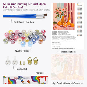 Blossoms Delight Paint by Numbers
