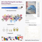 Load image into Gallery viewer, Boat and Wine Paint by Numbers
