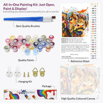 Load image into Gallery viewer, Color Splash Cow Paint by Numbers
