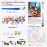 Load image into Gallery viewer, Floral Butterfly Paint by Numbers
