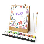 Load image into Gallery viewer, Garden Blooms Paint by Numbers Calendar
