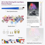 Load image into Gallery viewer, Happy Elephant Paint by Numbers
