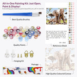 Load image into Gallery viewer, Happy in the Jungle Paint by Numbers

