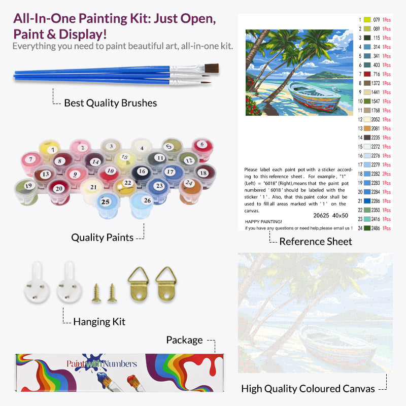 Heavenly Calm Paint by Numbers
