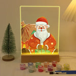 Load image into Gallery viewer, Joyful Santa Claus LED Paint by Numbers
