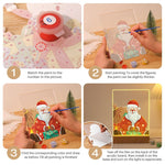 Load image into Gallery viewer, Joyful Santa Claus LED Paint by Numbers
