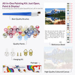 Load image into Gallery viewer, Lake Moraine Paint by Numbers
