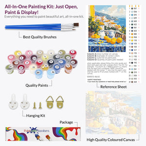 Lemon Bliss Paint by Numbers