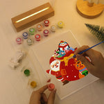 Load image into Gallery viewer, Merry Christmas Gift Crew LED Paint by Numbers
