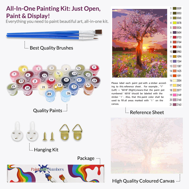 Mother Nature Paint by Numbers