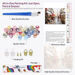 Load image into Gallery viewer, Rainy in Paris Paint By Numbers
