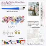 Load image into Gallery viewer, Rose In A Glass Bottle Paint By Numbers
