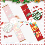 Load image into Gallery viewer, Santa &amp; Snowman Hanging Scroll Paint by Numbers Kit

