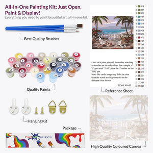 Seaside Paint by Numbers