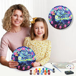 Load image into Gallery viewer, Starry Night Lighthouse Paint by Numbers Clock Kit
