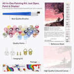 Load image into Gallery viewer, Twilight Reflections Paint by Numbers
