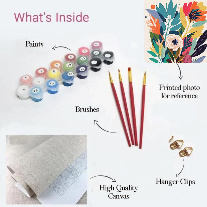 Vibrant Bloom Paint by Numbers
