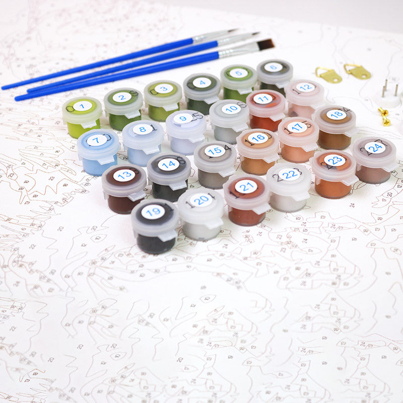 Blossoms Delight Paint By Numbers