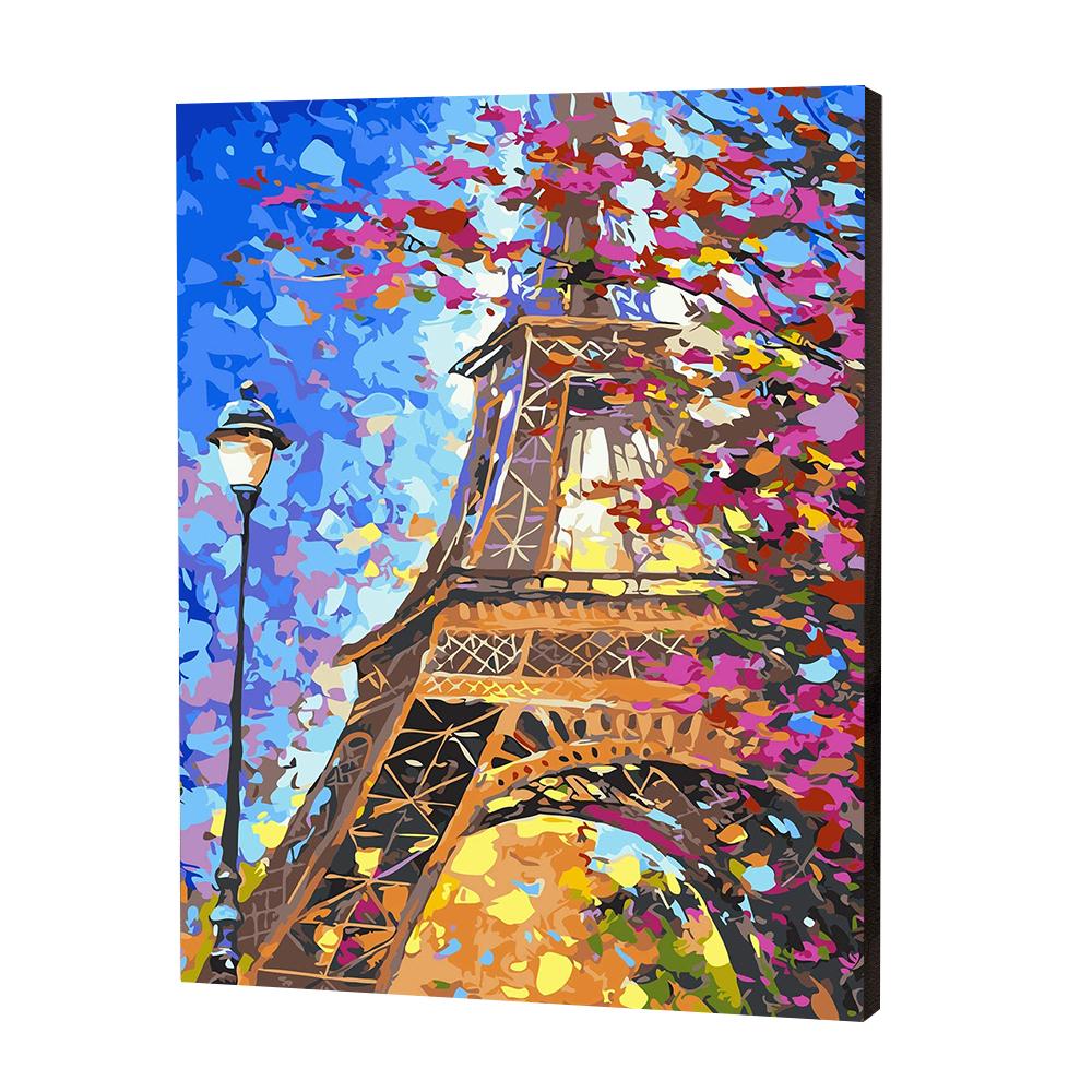Eiffel Tower , Paint by Numbers