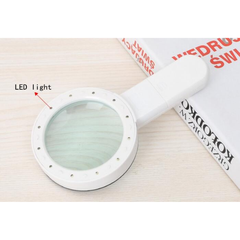 Magnifying lens with led light deals