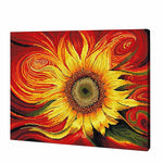 Load image into Gallery viewer, Red Sunflower Diamond Painting
