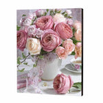 Load image into Gallery viewer, Rose Flowers in Vase Diamond Painting
