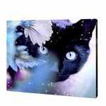 Load image into Gallery viewer, Violet Kitty Diamond Painting
