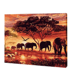 Load image into Gallery viewer, African Elephant Paint By Numbers

