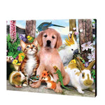 Load image into Gallery viewer, Animals together Diamond Painting
