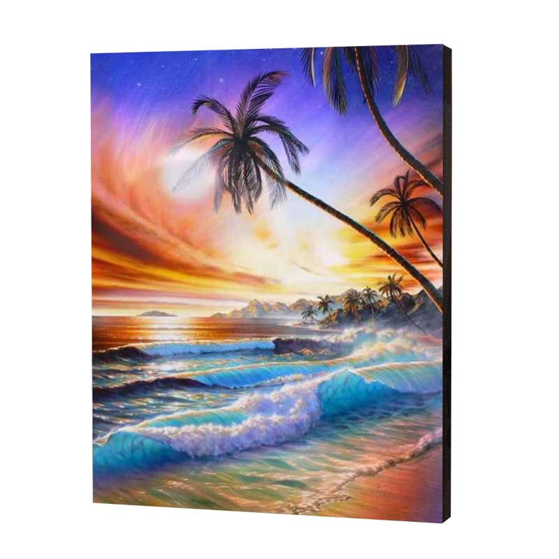 5d Diamond Painting Kit for Adults Beach Diamond Art Kits for Adults,Paint  with Diamonds Relaxation - Painting Supplies, Facebook Marketplace