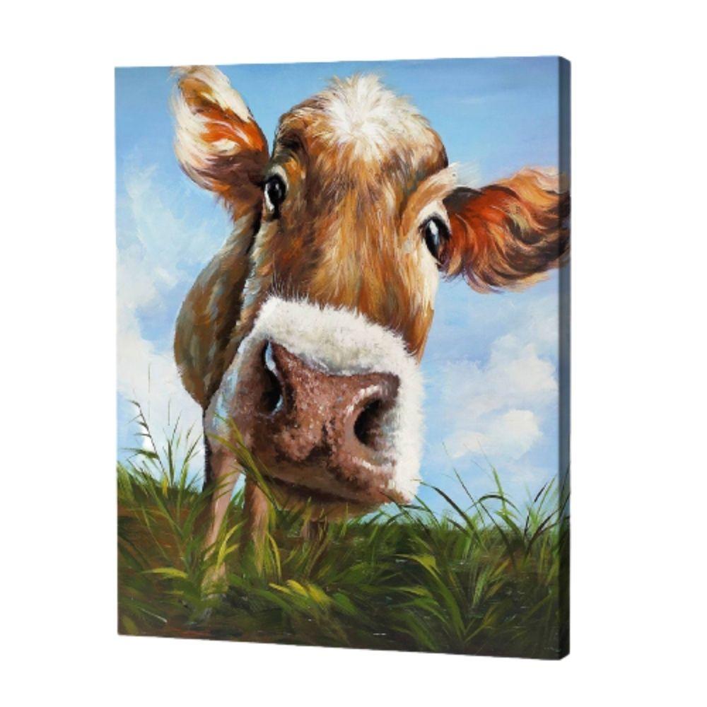 Cute Cow, Paint By Numbers